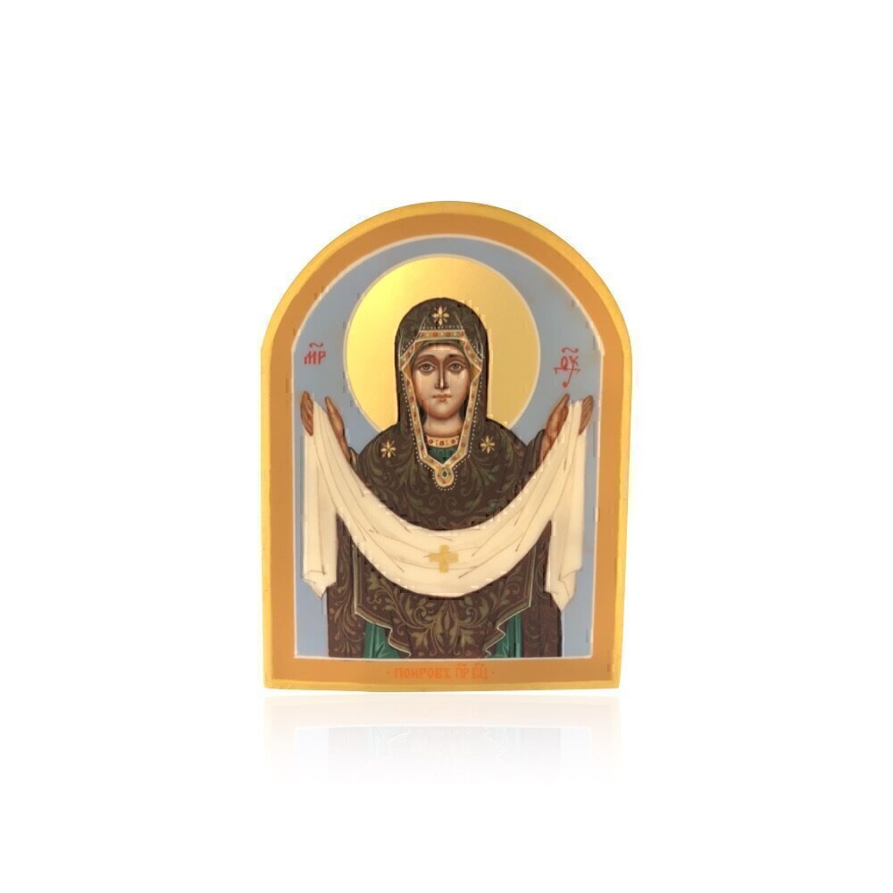 Купить Икона живописная "Божия Матерь Покрова" (10483)